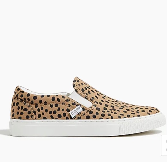 * SOLD* J.Crew leopard slip-on sneakers - Picture 3 of 4